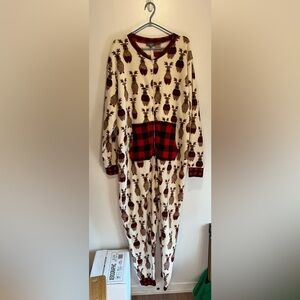 MOUNTAIN RIDGE Adult ONESIE Pyjama ONE PIECE XL